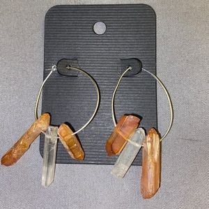Colored Quartz Earrings